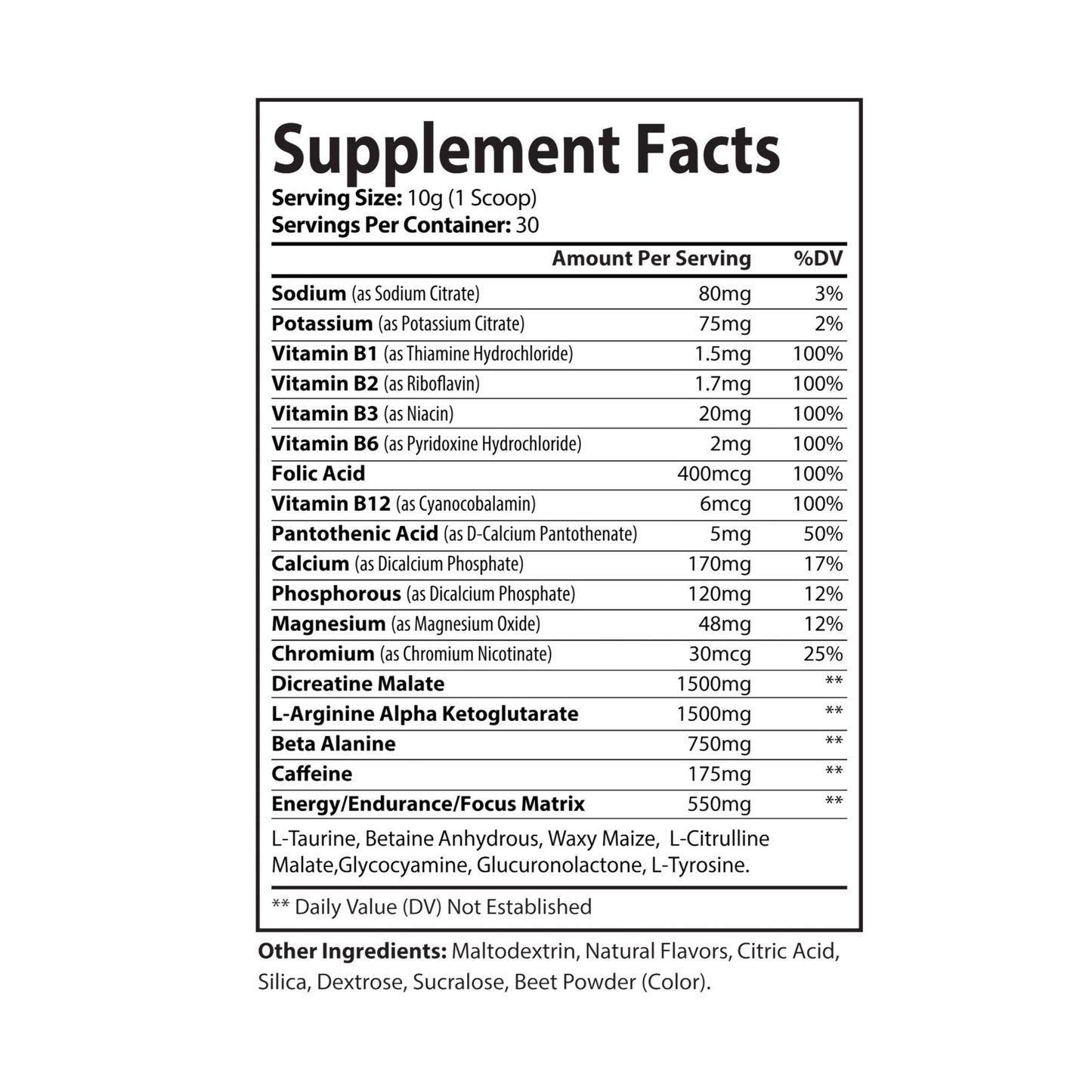 π₯ TYNQ PWR β Daily Pre-Workout Formula Watermelon (300g, 10.58oz)