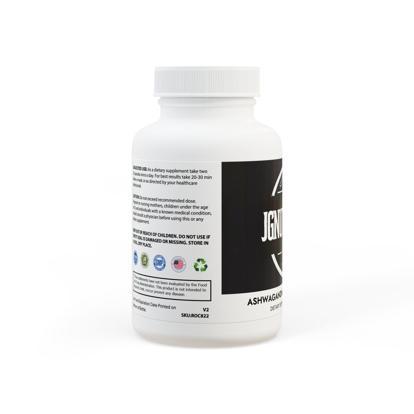 Ashwagandha and Black Pepper Supplement (60 capsules)
