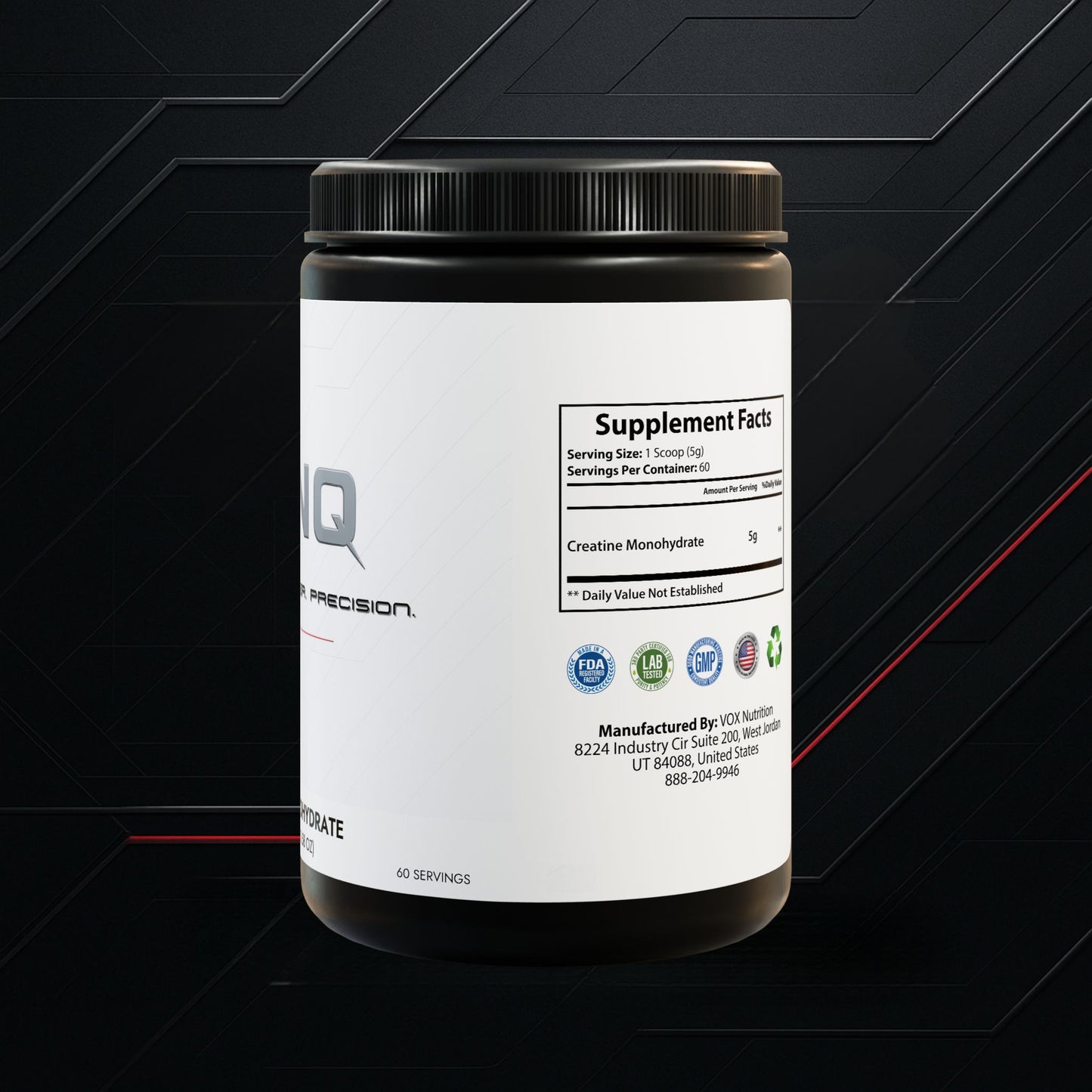 🧠💪 TYNQ Creatine Monohydrate – Cognition. Power. Precision. (300g, 10.58oz)